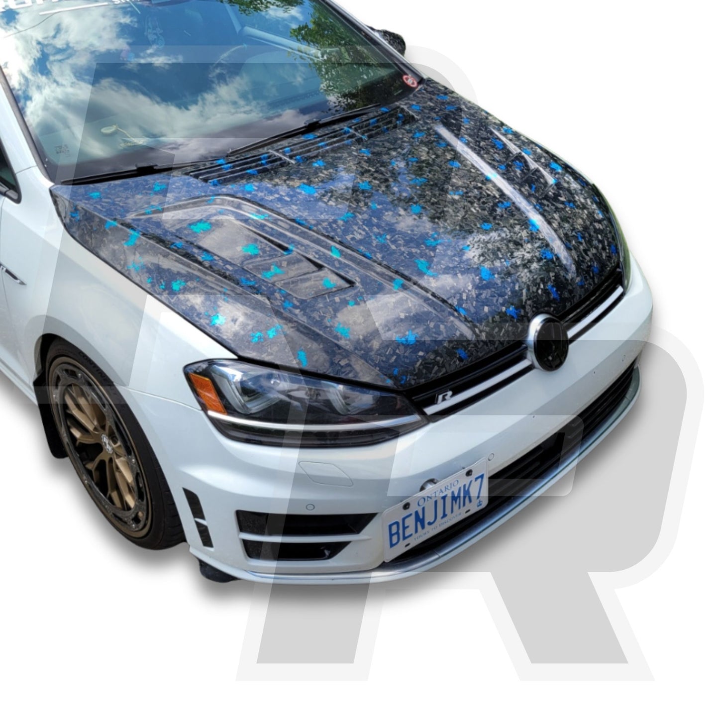 2012-2020 Volkswagen Mk7/Mk7.5 Golf Carbon Fiber Hood - RRVWH1