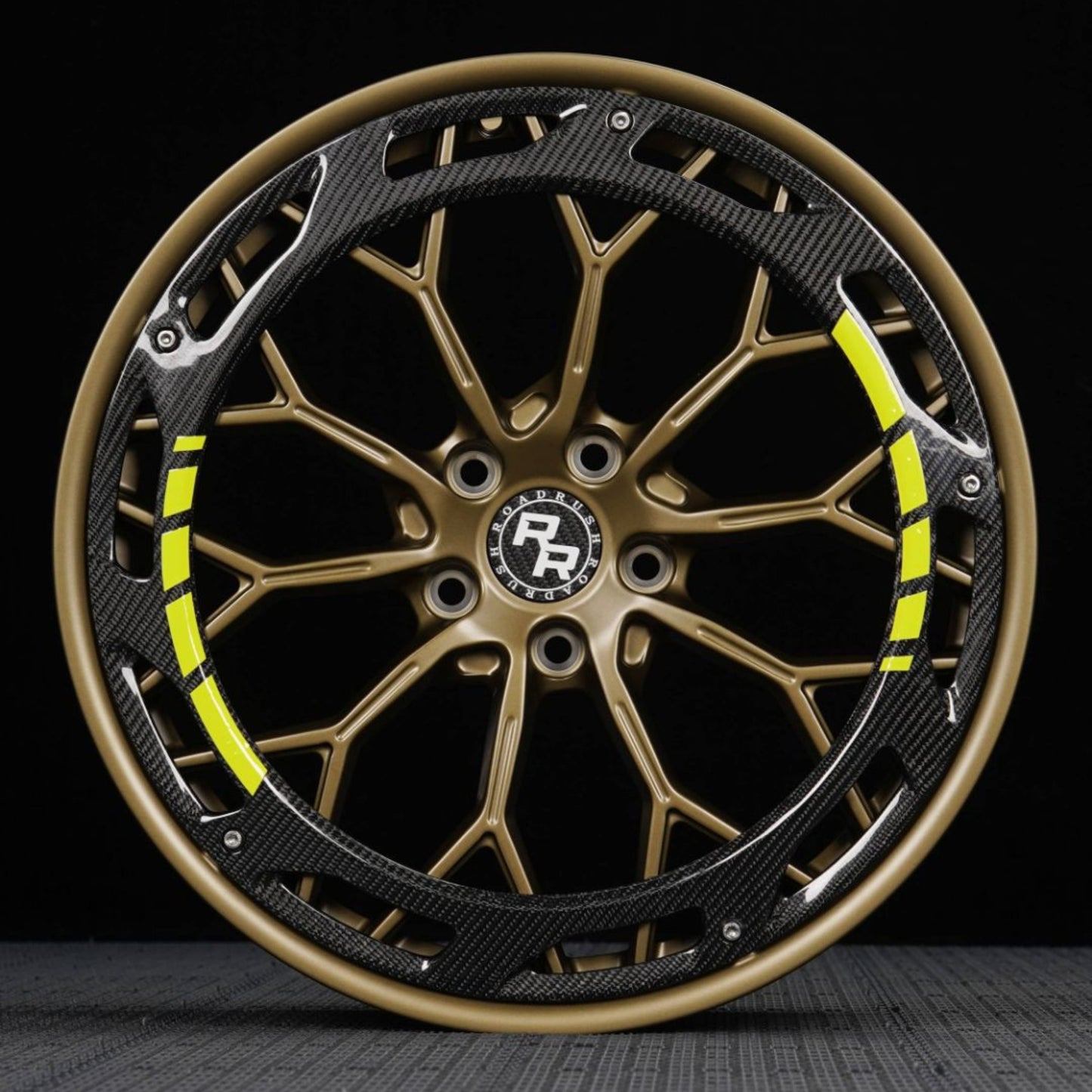 ROAD RUSH RR-FRC1 Forged Rim With Carbon Fiber Ring