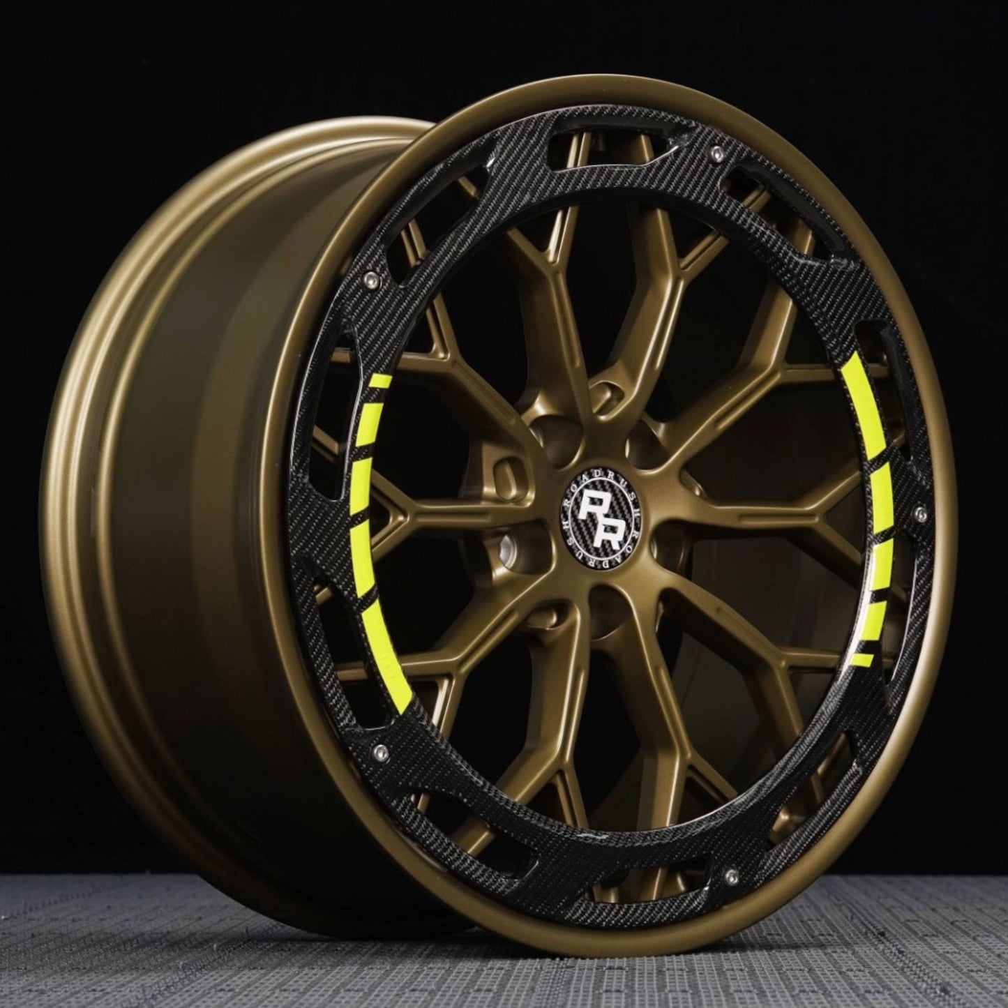 ROAD RUSH RR-FRC1 Forged Rim With Carbon Fiber Ring