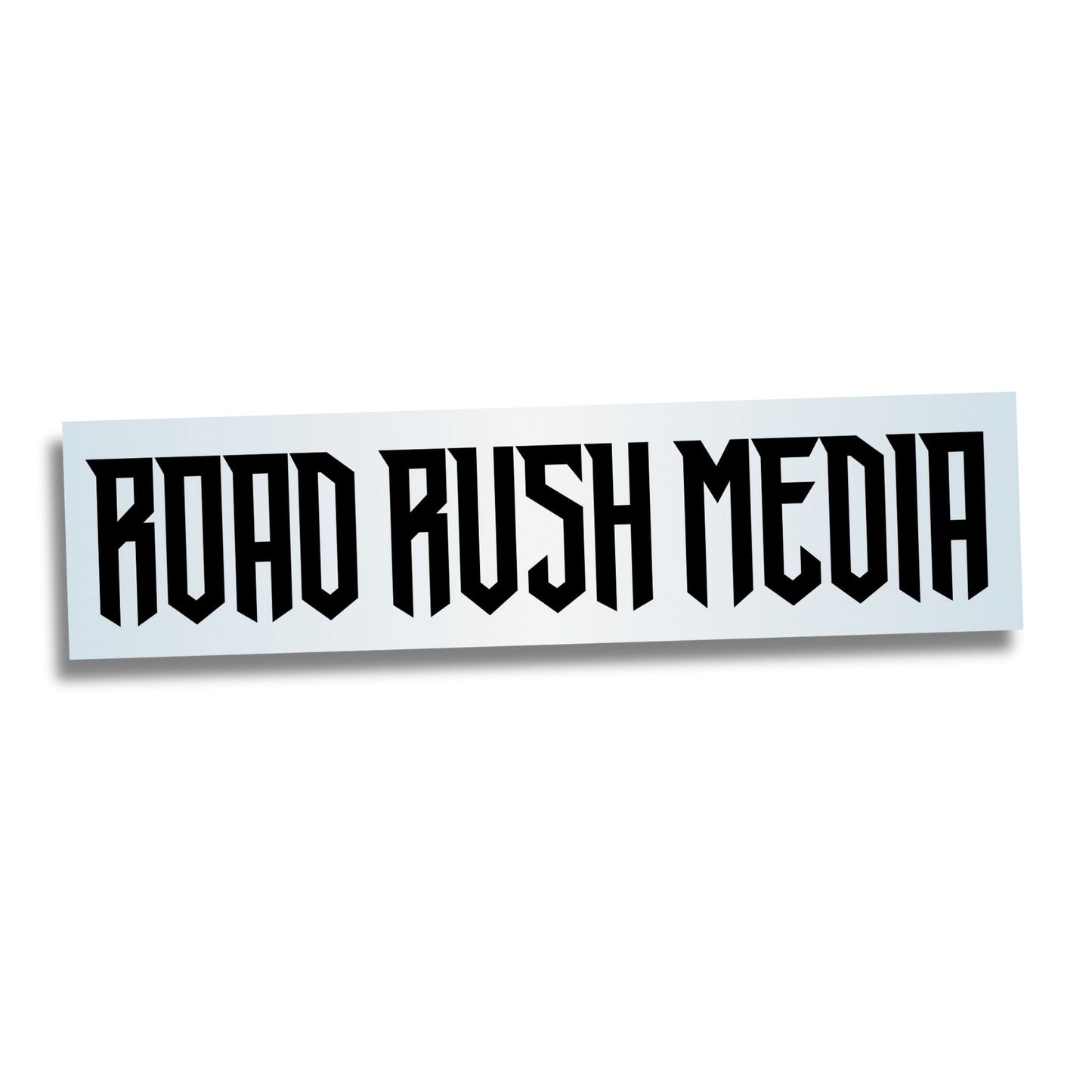 Metal Style Road Rush Media VINYL WINDOW STICKER