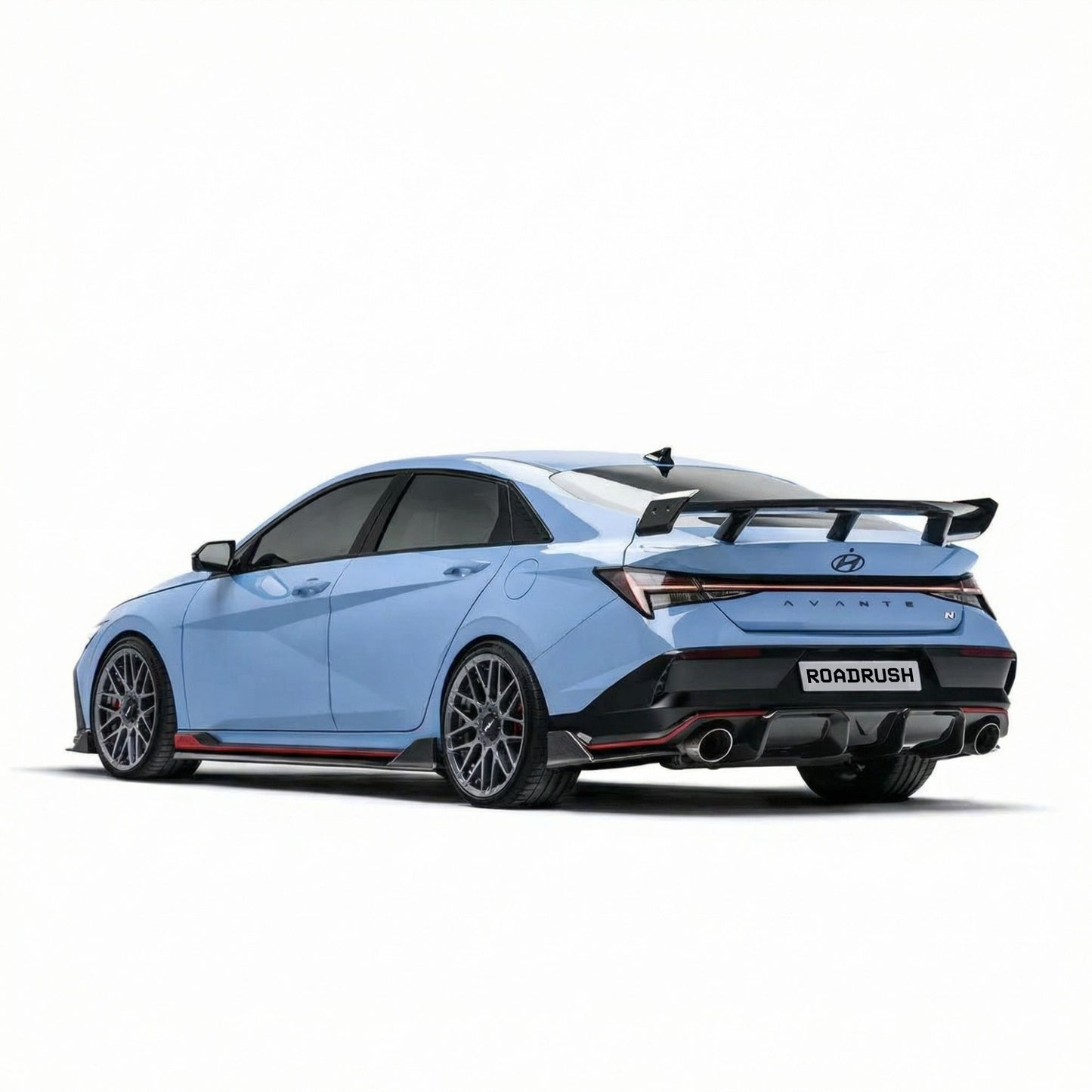 HYUNDAI ELANTRA N CARBON FIBER DIFFUSER - RRED2