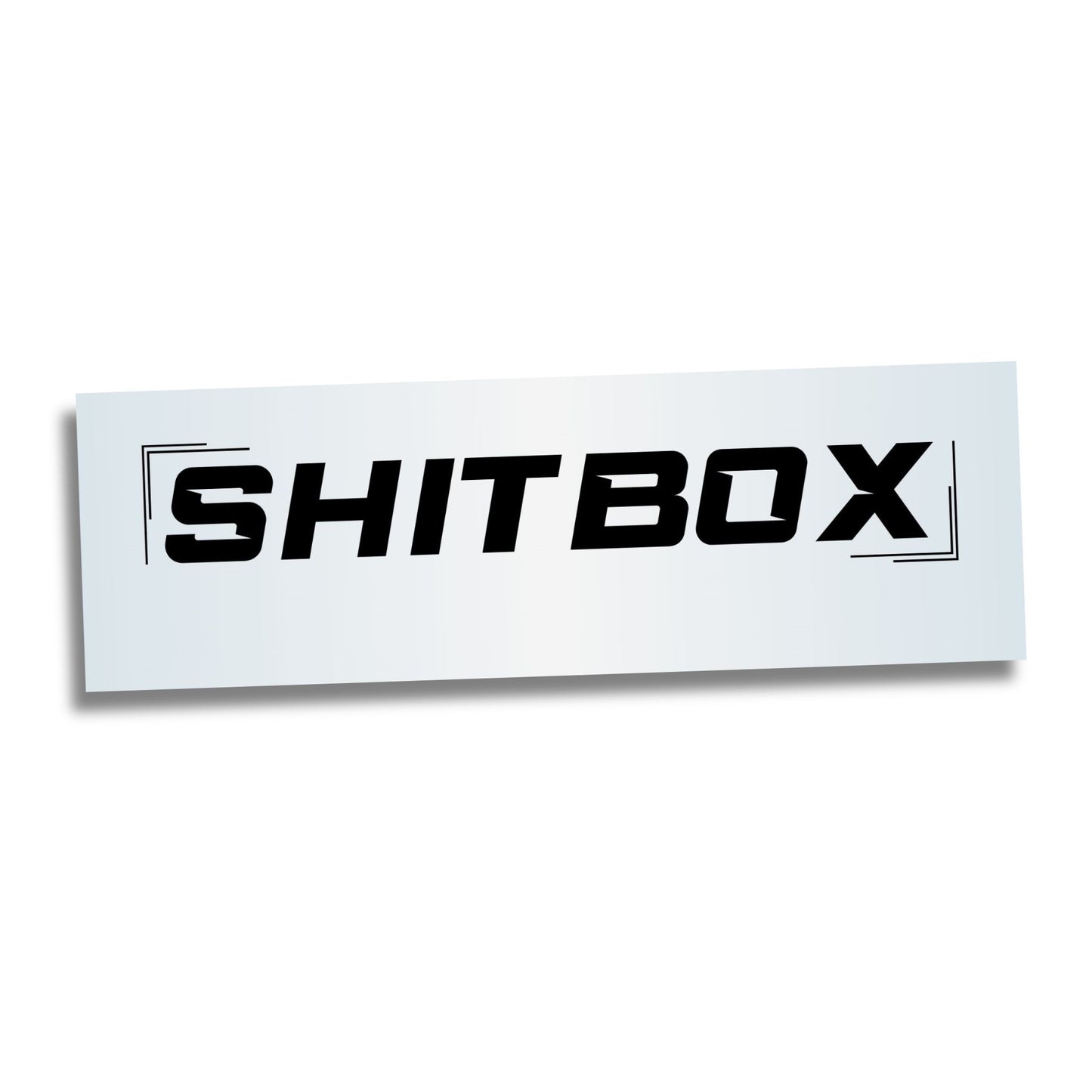 "Shitbox" VINYL WINDOW STICKER