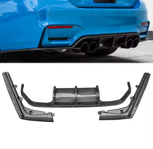 2015-20 BMW f80/f82 m3/m4 carbon fiber rear diffuser