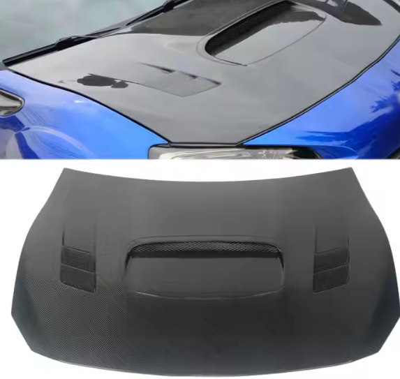 2013-20 Subaru BRZ / Scion FR-S and Toyota 86 vented carbon fiber hood with scoop