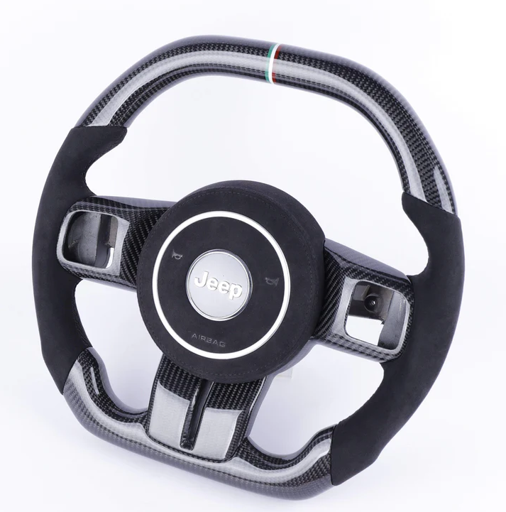 2014-2017 Jeep Wrangler Custom Carbon Fiber Steering Wheel