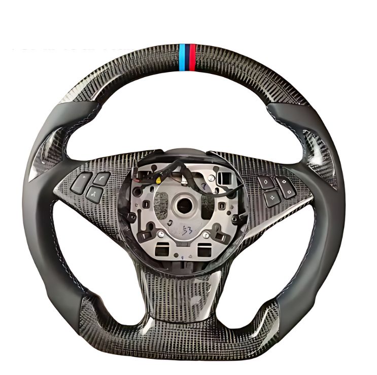 2003-2010 BMW 5/6 Series Custom Carbon Fiber Steering Wheel
