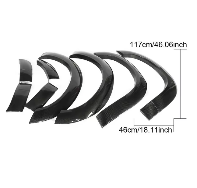 2015+ Dodge Challenger Carbon Fiber Wide Body Fender Arch - RRDW1