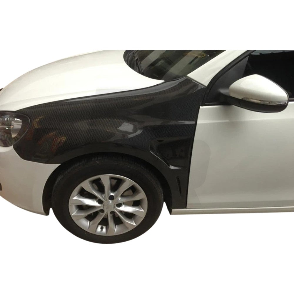 2010-2013 Volkswagen Golf MK6 Carbon Fiber Front Fenders - RRVWFF1
