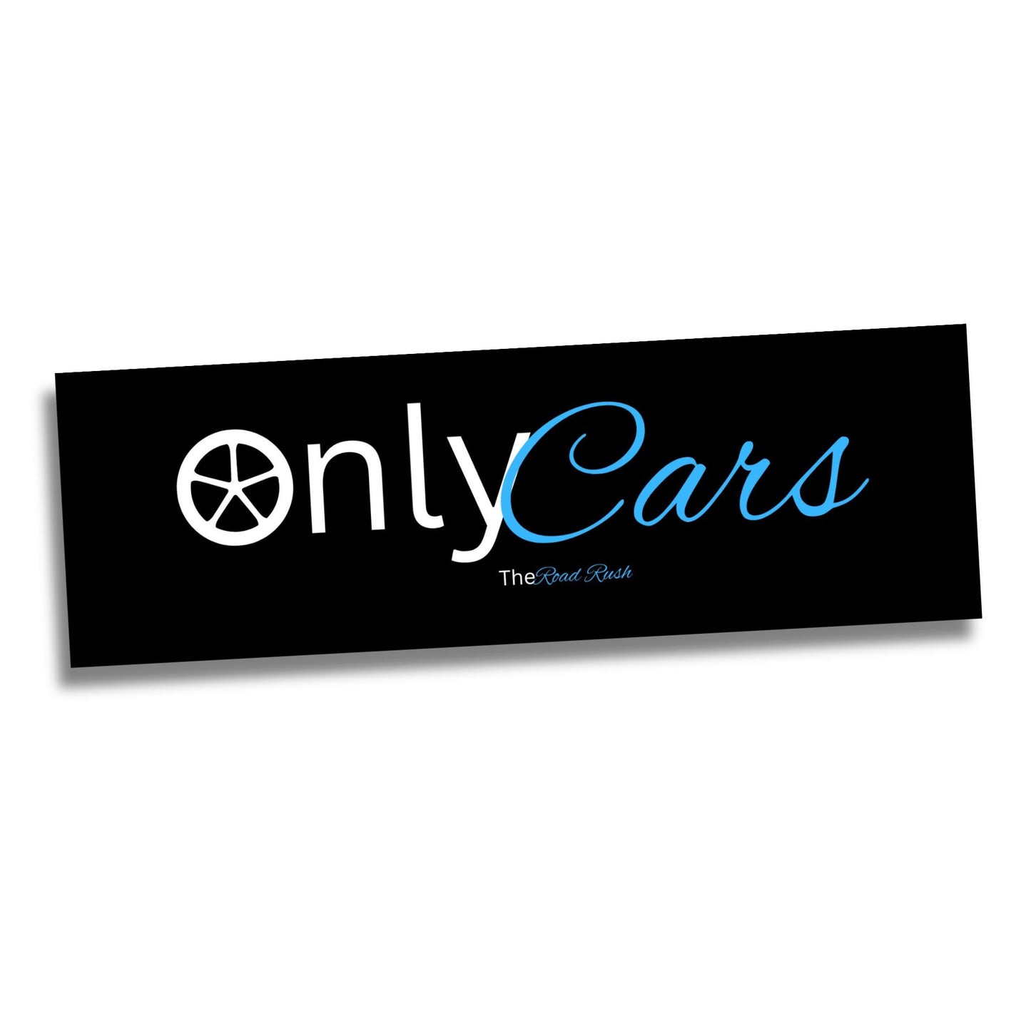 Only Cars - Bumper sticker // Slap sticker
