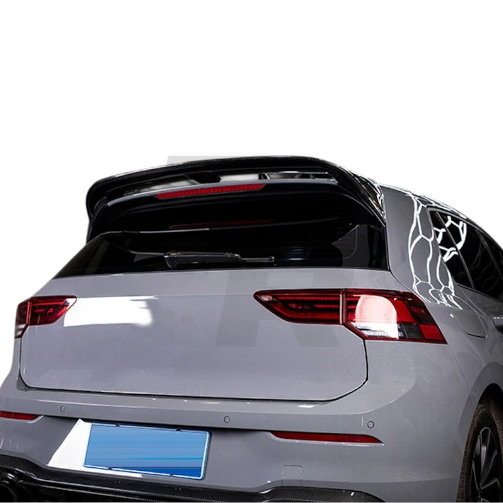 2021-2024 Volkswagen Golf MK8 GTI/R Carbon Fiber Rear Spoiler - RRVWRS3