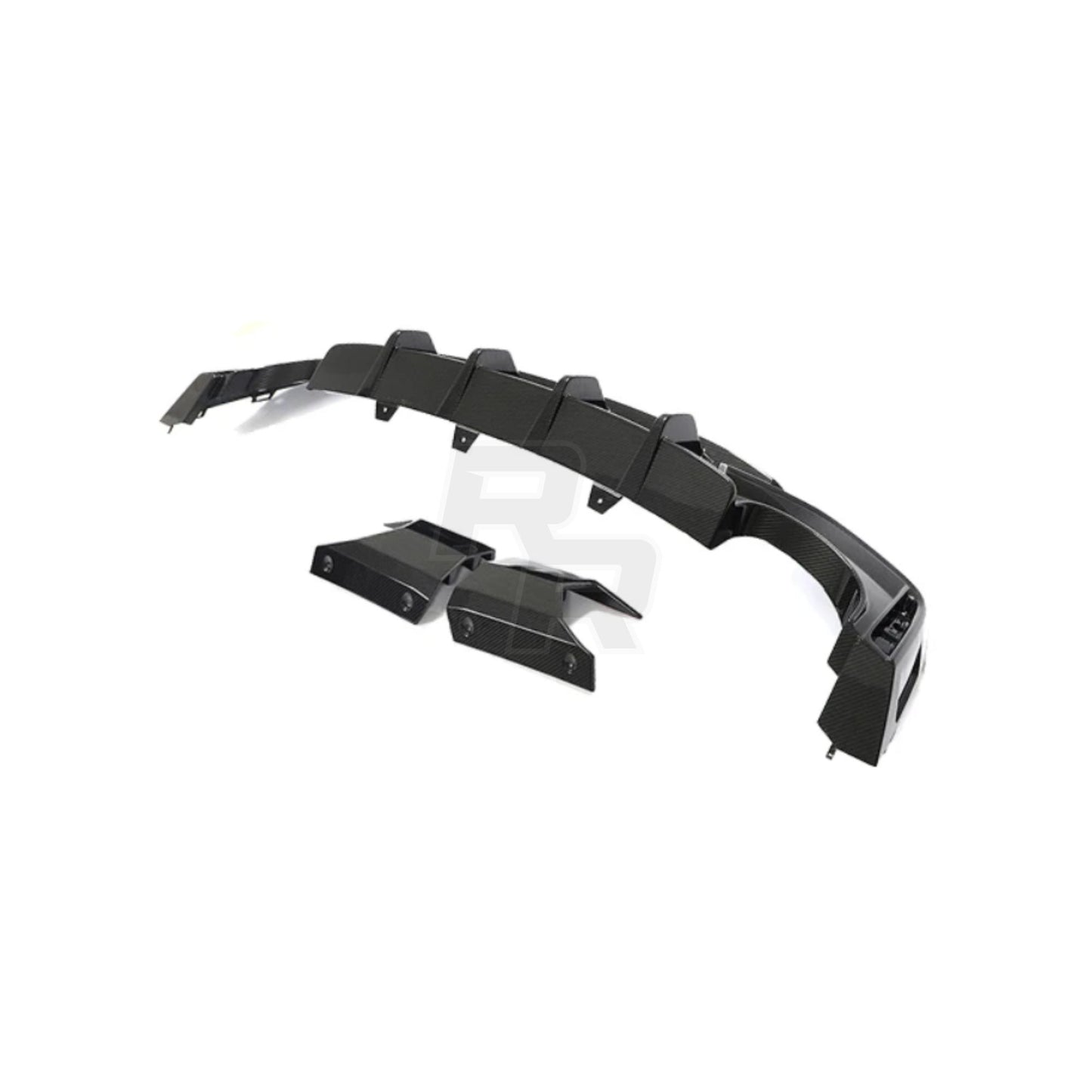 2019-2025 Audi RS6/RS7 Dry Carbon Fiber Rear Diffuser - RRARD6