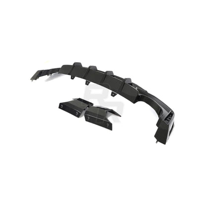 2019-2025 Audi RS6/RS7 Dry Carbon Fiber Rear Diffuser - RRARD6
