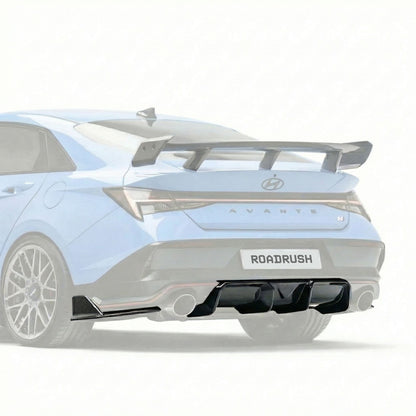 HYUNDAI ELANTRA N CARBON FIBER DIFFUSER - RRED2