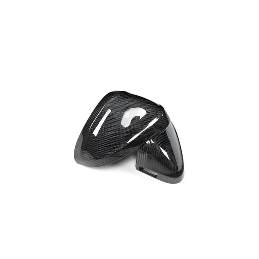 2017-2019 Audi A4 & S4 Carbon Fiber Mirror Caps - RRAMC1