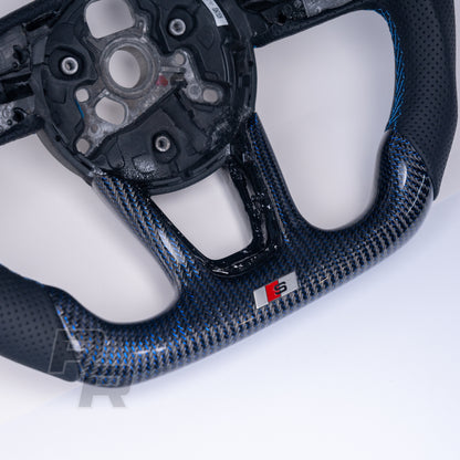 2012+ Audi A/S/RS 3/4/5 (B9 & 8V) Custom Carbon Fiber Steering Wheel