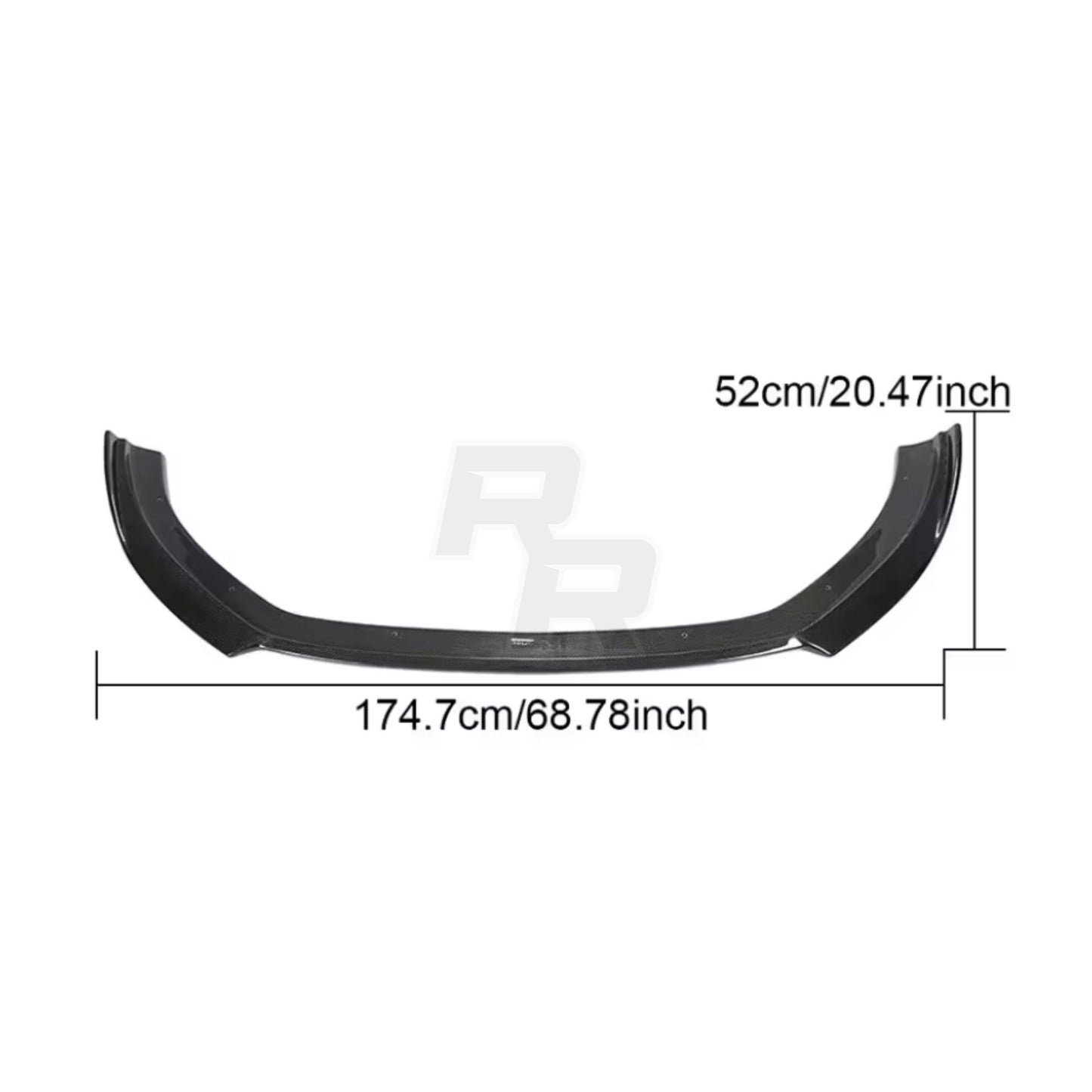 2015-2017 Audi A3 & S3 Carbon Fiber Front Lip - RRAFL2