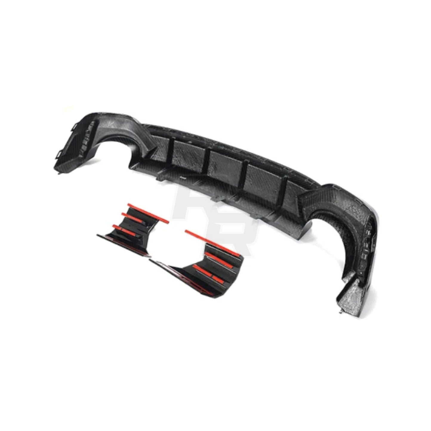 2019-2025 Audi RS6/RS7 Dry Carbon Fiber Rear Diffuser - RRARD6