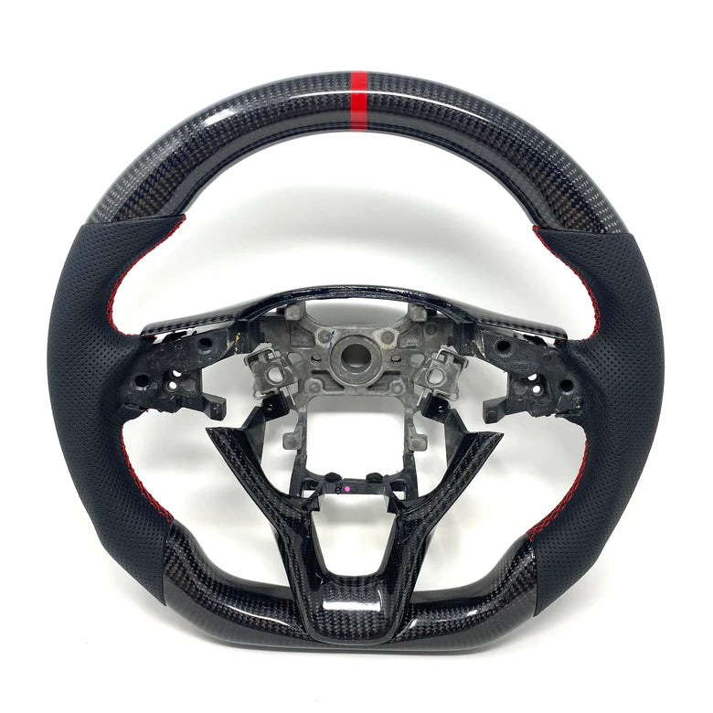 Honda 10th Gen Accord Custom Carbon Fiber Steering Wheel