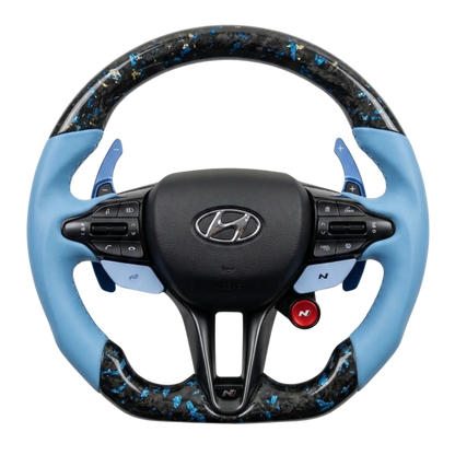 2019+ Hyundai Elantra N Custom Carbon Fiber Steering Wheel