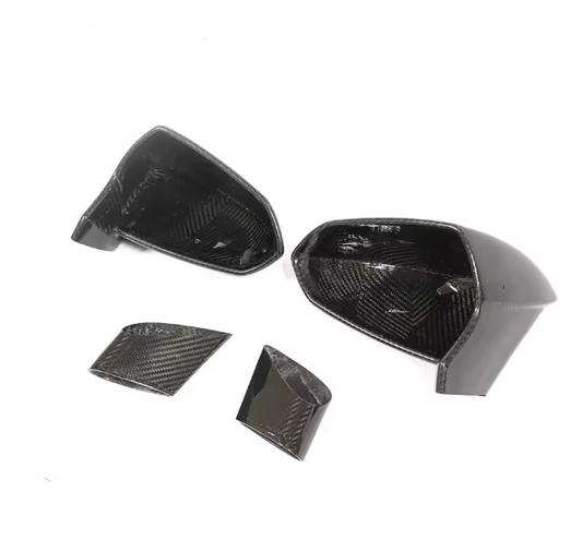 2008-2014 Lamborghini Gallardo Dry Carbon Fiber Side Mirror Caps - RRLM1