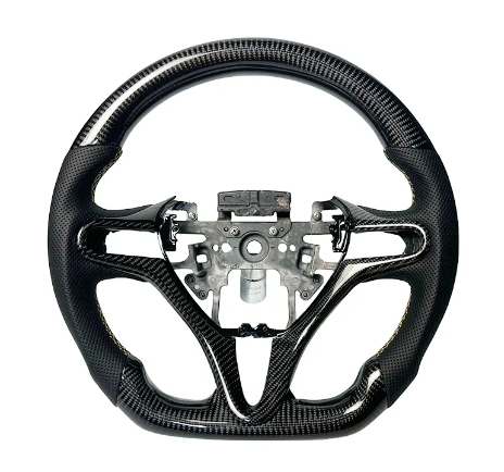 Honda 8th Gen Civic Custom Carbon Fiber Steering Wheel