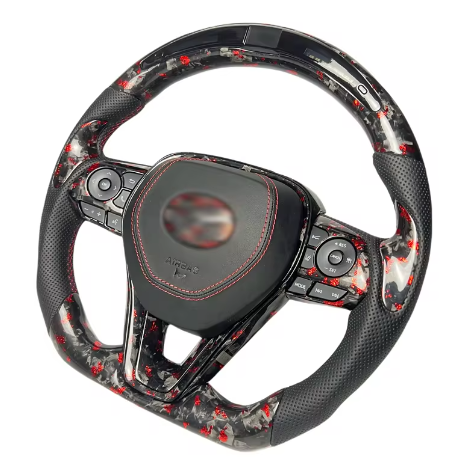 2018-2024 Toyota Camry & 2020+ Corolla Custom Carbon Fiber Steering Wheel