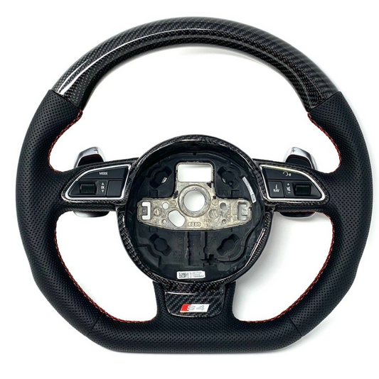 2013+ Audi A3/A4/A5/A6/A7 Custom Carbon Fiber Steering Wheel