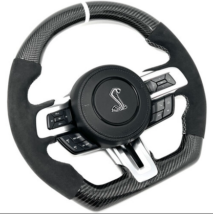 Ford Shelby 2015+ GT350/GT500 Custom Carbon Fiber Steering Wheel