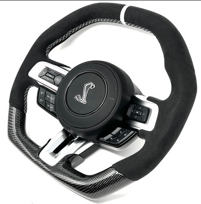 Ford Shelby 2015+ GT350/GT500 Custom Carbon Fiber Steering Wheel