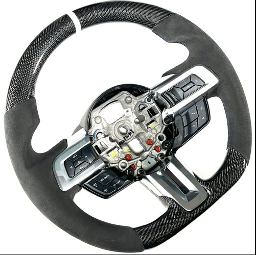 Ford Shelby 2015+ GT350/GT500 Custom Carbon Fiber Steering Wheel