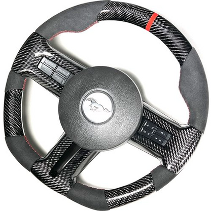 Ford S197 Mustang (2010-2014 Premium) Custom Carbon Fiber Steering Wheel