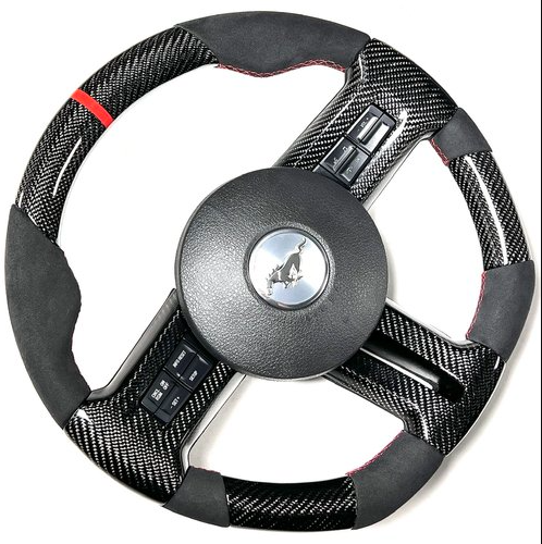 Ford S197 Mustang (2010-2014 Premium) Custom Carbon Fiber Steering Wheel