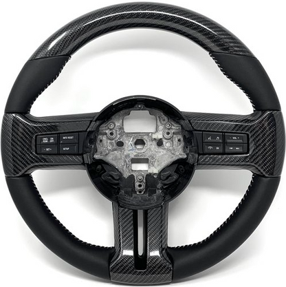 Ford S197 Mustang (2010-2014 Premium) Custom Carbon Fiber Steering Wheel