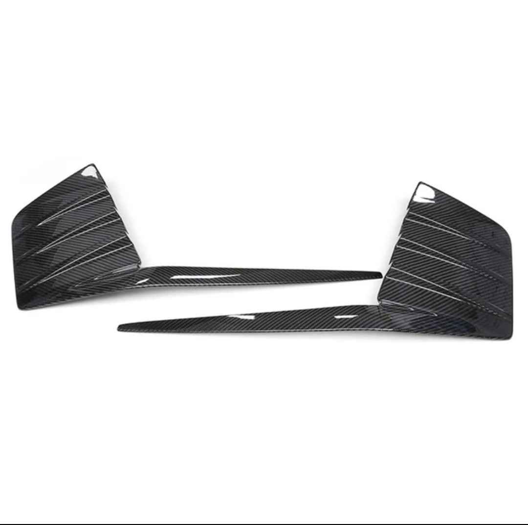 BMW M2 G87 Carbon Fiber Rear Bumper Canards - RRBC1