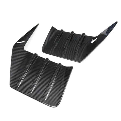 BMW M2 G87 Carbon Fiber Rear Bumper Canards - RRBC1