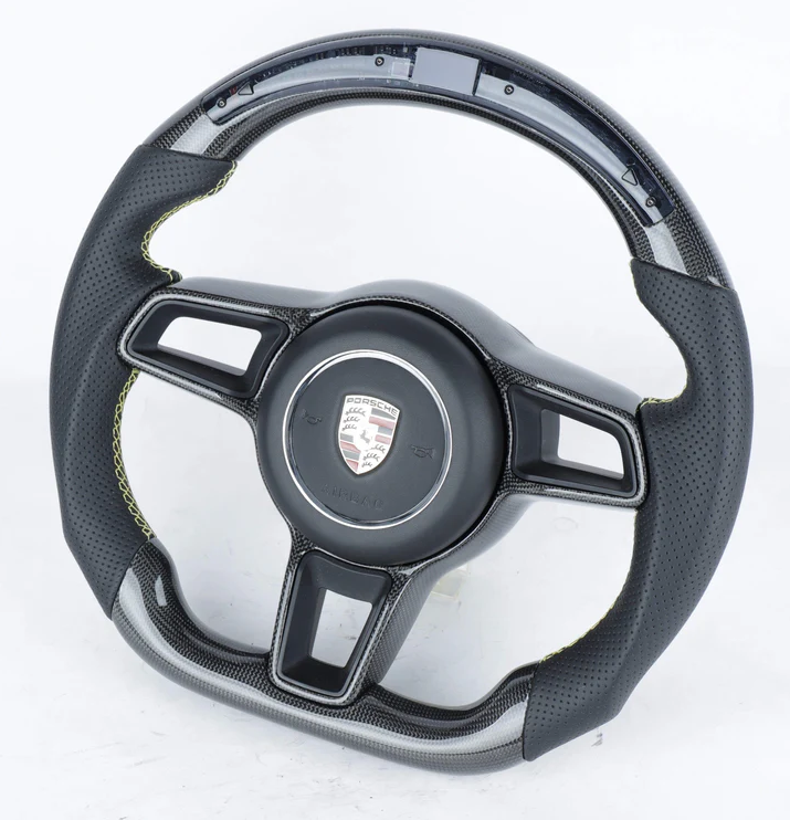 2015-2018 Porsche Custom Carbon Fiber Steering Wheel