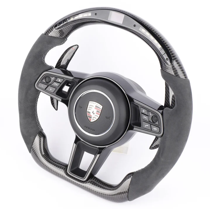 2015-2018 Porsche Custom Carbon Fiber Steering Wheel