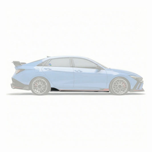 side skirt highlight Elantra n