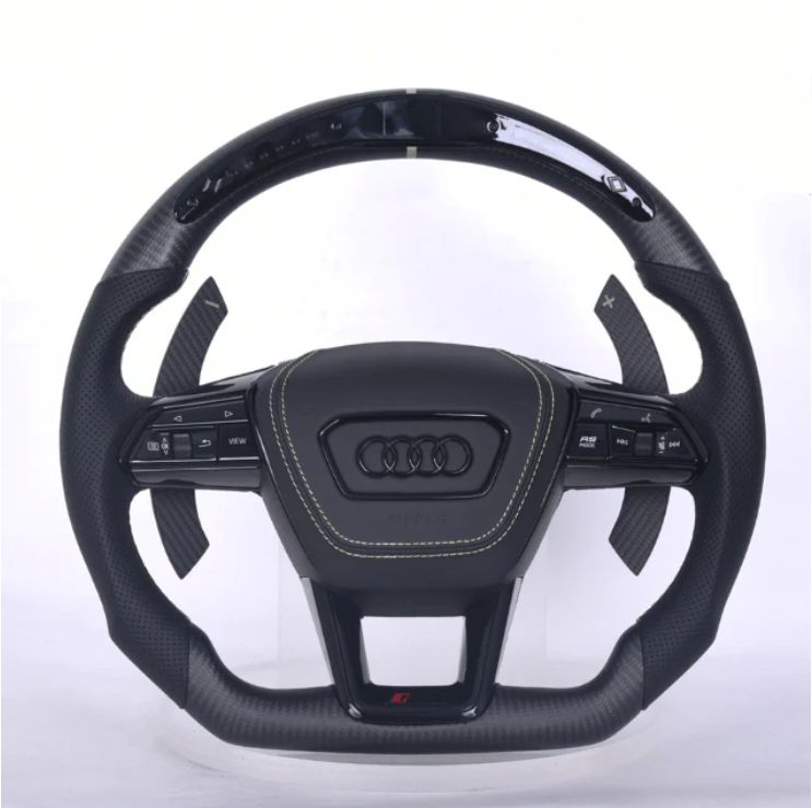 2020+ AUDI A6/S6/RS6, A7/S7/RS7 Custom Carbon Fiber Steering Wheel