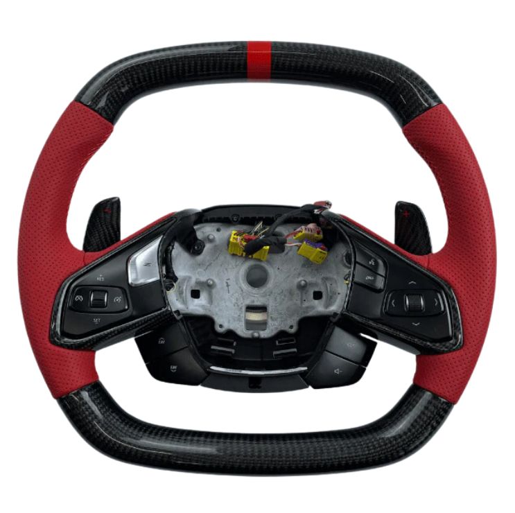 2020+ Chevrolet Corvette C8 Custom Carbon Fiber Steering Wheel