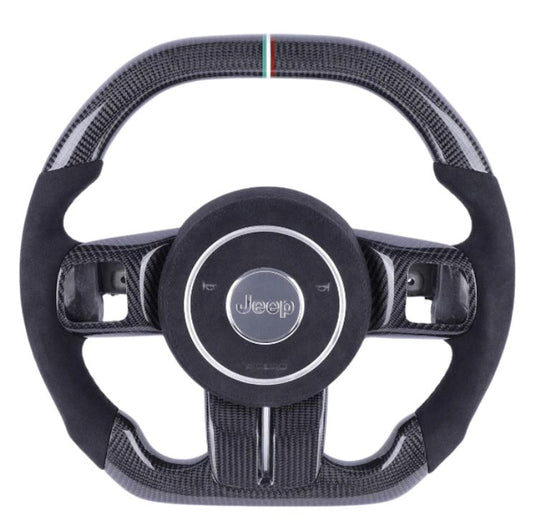 2014-2017 Jeep Wrangler Custom Carbon Fiber Steering Wheel