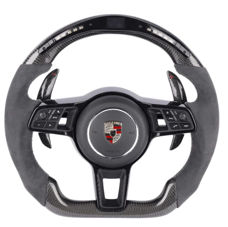 2015-2018 Porsche Custom Carbon Fiber Steering Wheel