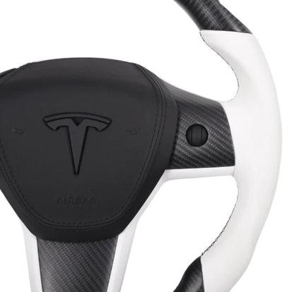 2019-2023 Tesla Model 3 & Y Custom Carbon Fiber Steering Wheel