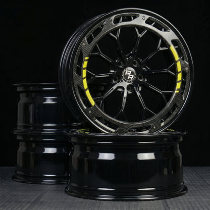 ROAD RUSH RR-FRC1 Forged Rim With Carbon Fiber Ring