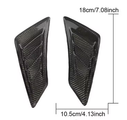 2015-2016 Honda Civic Type R Carbon Fiber Fender Vents - RRHFV1