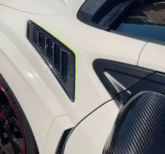 2015-2016 Honda Civic Type R Carbon Fiber Fender Vents - RRHFV1